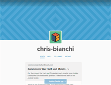 Tablet Screenshot of chrisbianchi.tumblr.com