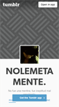 Mobile Screenshot of nolemetamente.tumblr.com