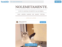 Tablet Screenshot of nolemetamente.tumblr.com