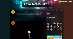 Desktop Screenshot of lovetasteslike.tumblr.com