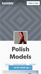 Mobile Screenshot of polishmodels.tumblr.com