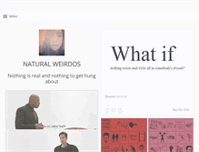 Tablet Screenshot of naturalweirdos.tumblr.com