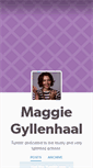 Mobile Screenshot of maggiegyllenhaal.tumblr.com