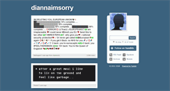 Desktop Screenshot of diannaimsorry.tumblr.com