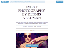 Tablet Screenshot of eventphotographybydennisveldman.tumblr.com
