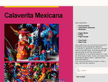 Tablet Screenshot of calaveritamexicana.tumblr.com