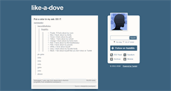 Desktop Screenshot of like-a-dove.tumblr.com