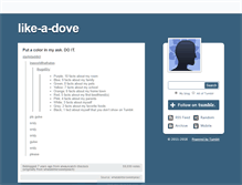 Tablet Screenshot of like-a-dove.tumblr.com