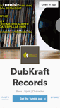 Mobile Screenshot of dubkraftrecords.tumblr.com