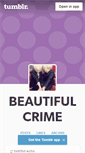 Mobile Screenshot of beautiful-crime.tumblr.com