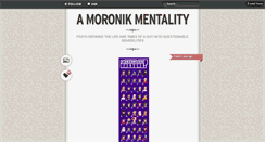 Desktop Screenshot of moronik.tumblr.com