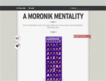 Tablet Screenshot of moronik.tumblr.com