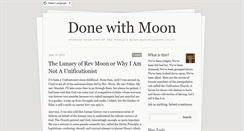 Desktop Screenshot of donewithmoon.tumblr.com