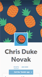 Mobile Screenshot of chrisdukenovak.tumblr.com