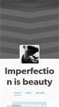 Mobile Screenshot of imperfectionisbeautty.tumblr.com