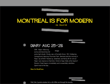 Tablet Screenshot of montrealisformodern.tumblr.com