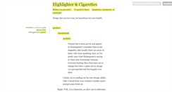 Desktop Screenshot of highlighteretcigarettes.tumblr.com