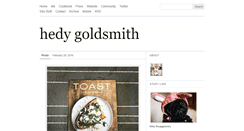 Desktop Screenshot of hedygoldsmith.tumblr.com