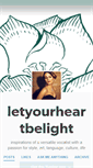 Mobile Screenshot of letyourheartbelight.tumblr.com