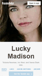 Mobile Screenshot of luckymadison.tumblr.com