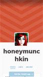 Mobile Screenshot of honeymunchkin.tumblr.com