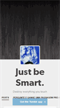 Mobile Screenshot of justbesmart.tumblr.com