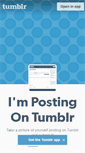 Mobile Screenshot of impostingon.tumblr.com