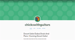 Desktop Screenshot of chickswithguitars.tumblr.com