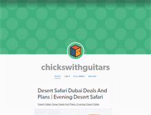 Tablet Screenshot of chickswithguitars.tumblr.com