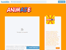 Tablet Screenshot of animazetv.tumblr.com