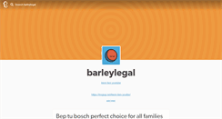 Desktop Screenshot of barleylegal.tumblr.com