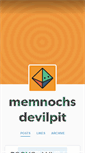 Mobile Screenshot of memnochsdevilpit.tumblr.com