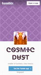 Mobile Screenshot of cosmic-dust.tumblr.com