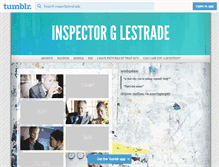 Tablet Screenshot of inspectorlestrade.tumblr.com
