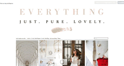 Desktop Screenshot of everythingjustpurelovely.tumblr.com