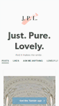 Mobile Screenshot of everythingjustpurelovely.tumblr.com