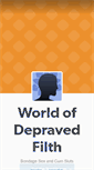 Mobile Screenshot of depravedfilth.tumblr.com