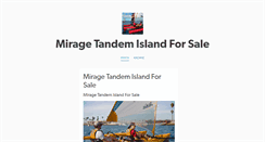 Desktop Screenshot of miragetandemislandforsale.tumblr.com