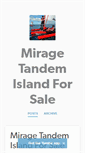 Mobile Screenshot of miragetandemislandforsale.tumblr.com