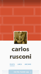 Mobile Screenshot of carlosrusconi.tumblr.com