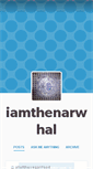 Mobile Screenshot of iamthenarwhal.tumblr.com