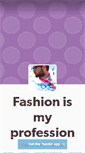Mobile Screenshot of fashion-profession.tumblr.com