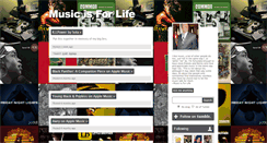 Desktop Screenshot of musicisforlife.tumblr.com