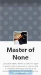 Mobile Screenshot of master-of-none.tumblr.com