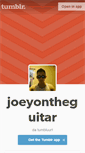 Mobile Screenshot of joeyontheguitar.tumblr.com