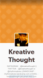 Mobile Screenshot of kreativethought.tumblr.com