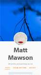 Mobile Screenshot of mattmawson.tumblr.com