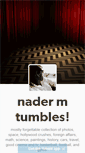 Mobile Screenshot of naderm.tumblr.com