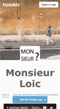 Mobile Screenshot of monsieurloic.tumblr.com