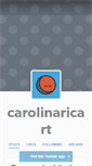 Mobile Screenshot of carolinaricart.tumblr.com
